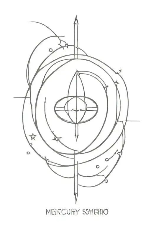Mercury Symbol Made