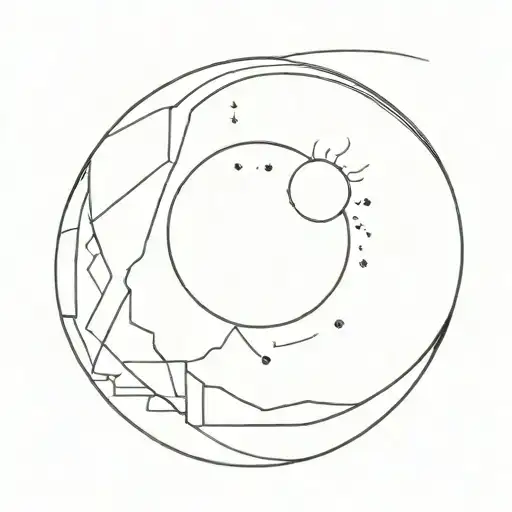 Crescent Moon Surrounded