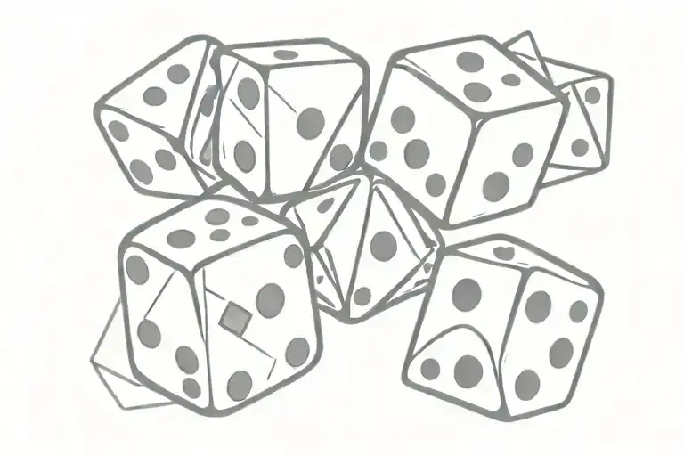 Dice With Cards