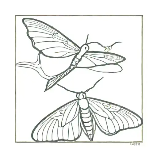Luna Moth Flying