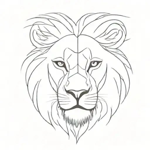 Lion With N Word In Eyes