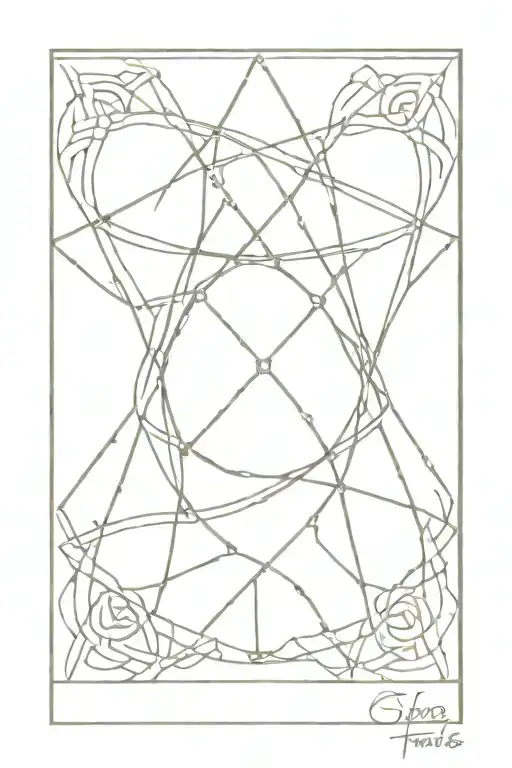 A Cosmic Scene With Alesso's Logo Intertwined With Celtic Knotwork