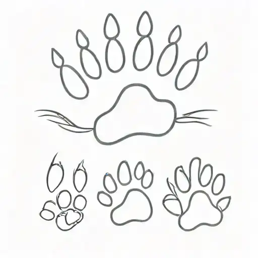 4 Cat Paws