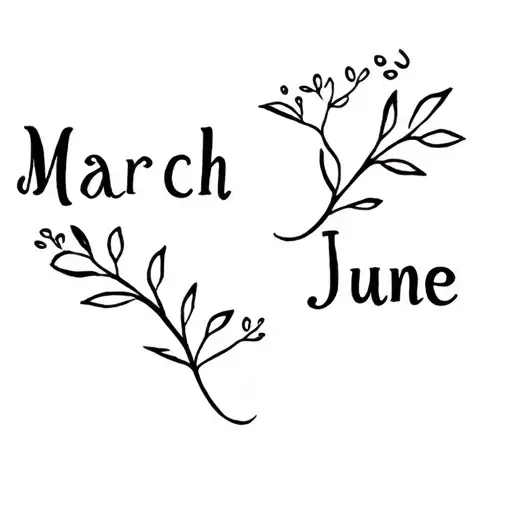 Birth Months March And June For 2 Sons