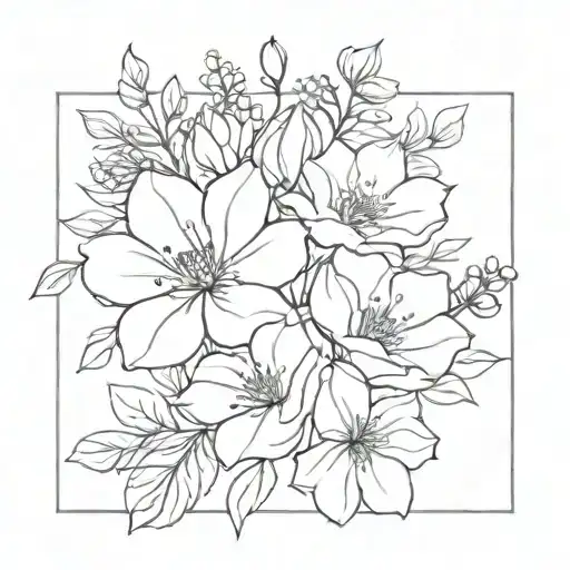 Birth Flowe Bouquet Made