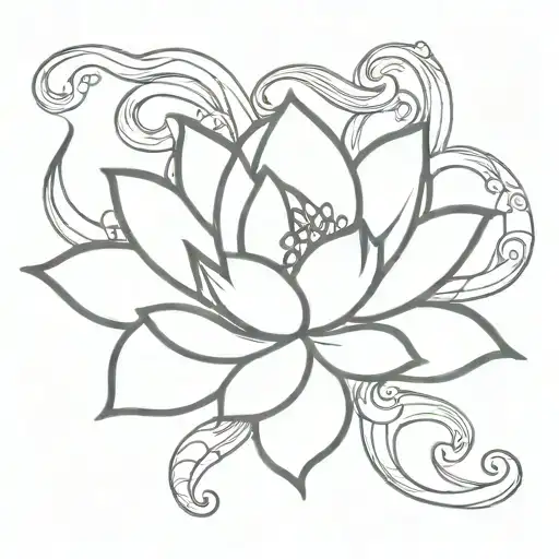 Lotus And Snake