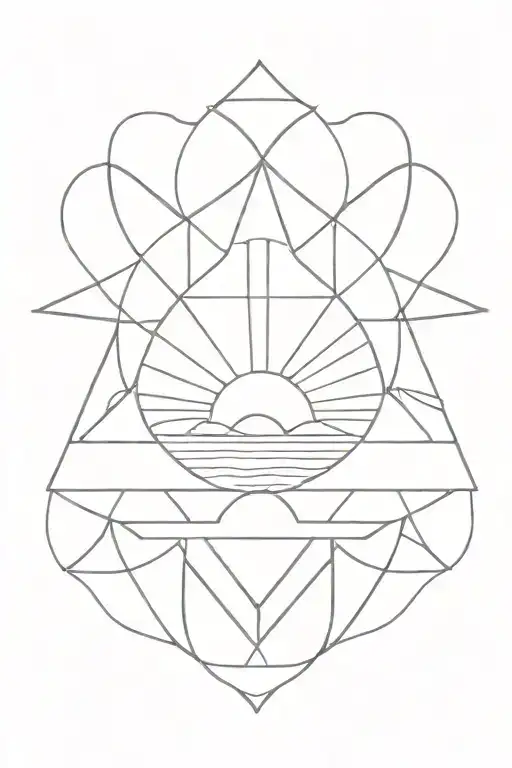 Rising Sun Fine Line