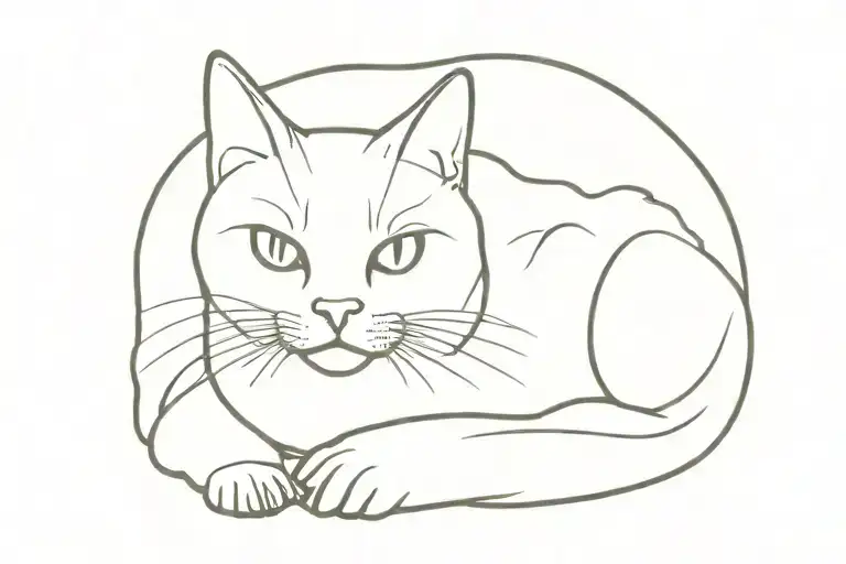 Tortoise Shell Cat With Half Its Mouth Light