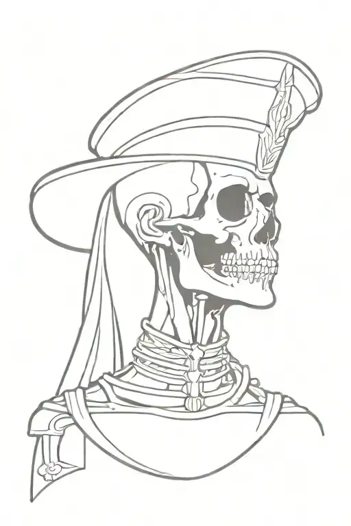 Skeleton Priest Wearing