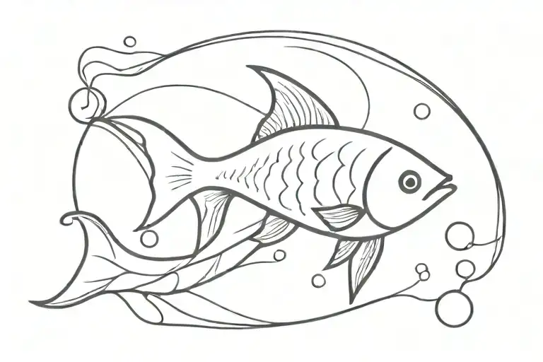 Fish With A Paddle Tail