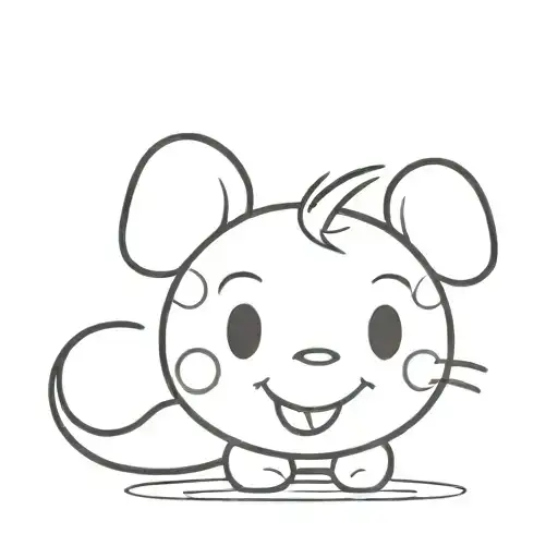 Cartoon Smiling Ghos