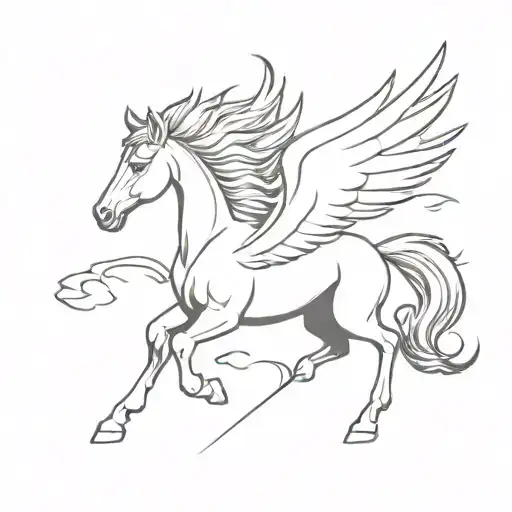 Pegasus Horse With Wings