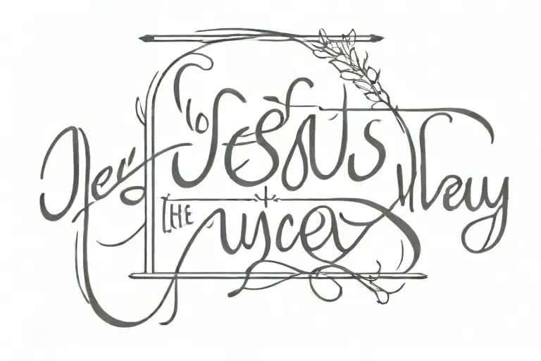Jesus Is The Way In Aramic Original Langaue