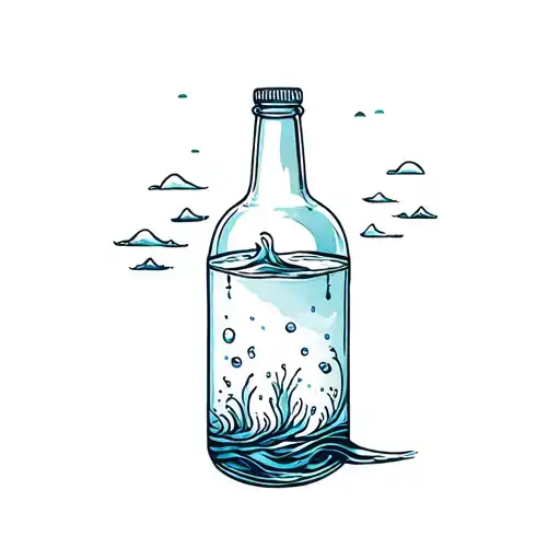 Bottle At The Bottom Of The Ocean