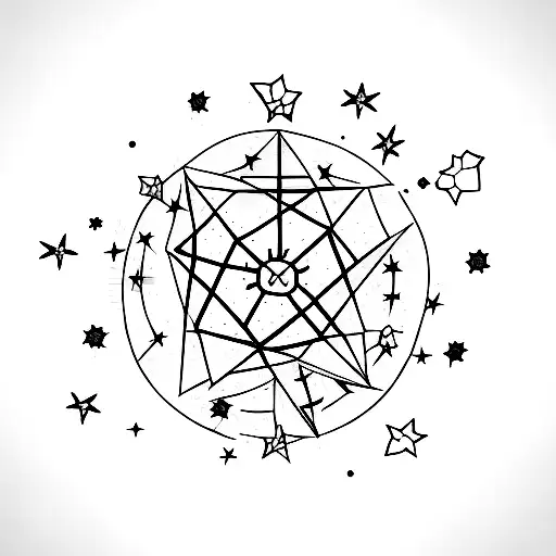 Falling Star With Cloud