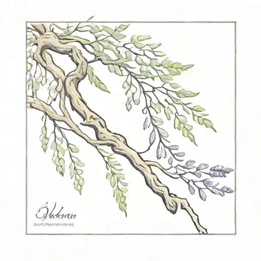 Wysteria Tree Full Arm Sleeve