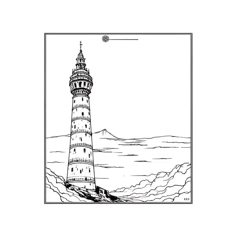 Tarot Turm Tower Surrounded Destroid