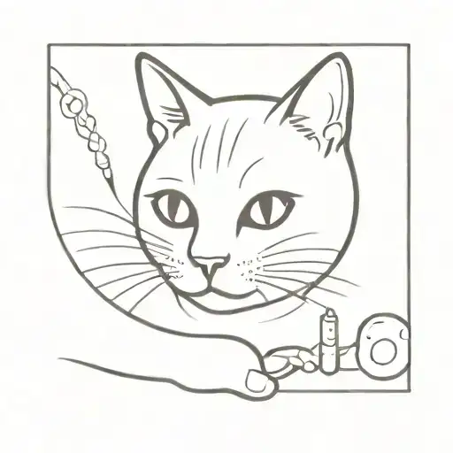 Cat Dropping A Mdma Pill