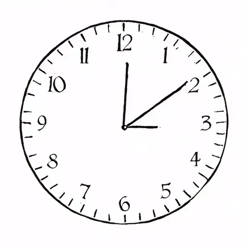 Simple Clock But The Numbers Spell Out Patience