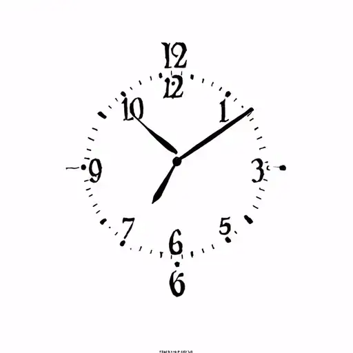 Simple Clock But The Numbers Are Letters That Spell Out Patience