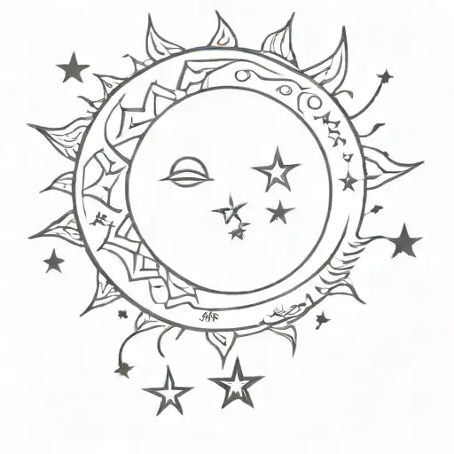 Sun Moon And Stars