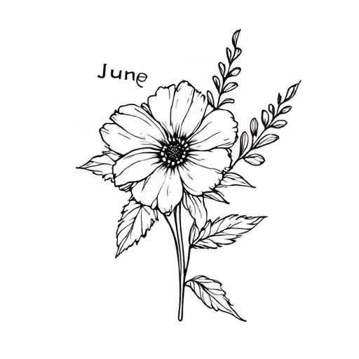 June And July Birth Flower