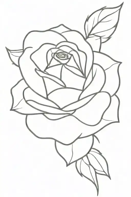 Black And White Rose