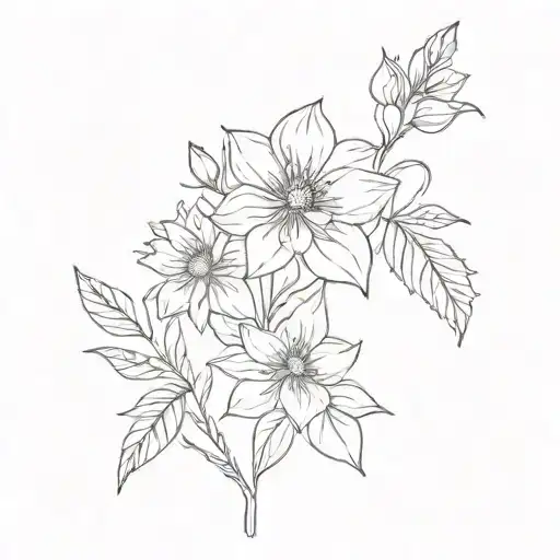 July April September October Birth Flower Bouquet