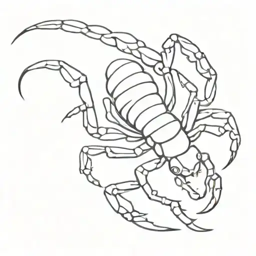 Scorpion On Belly
