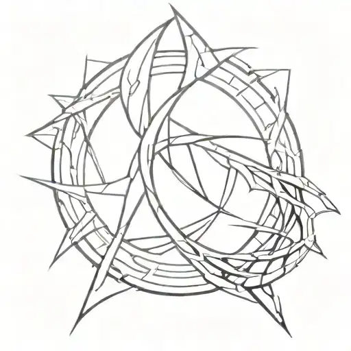 Abstract Interpretation Of Elden Ring Symbol With Subtle Nods To Starscourge Radahn