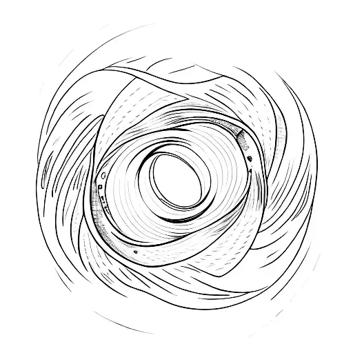 Water And Fire Merging Into Infinity