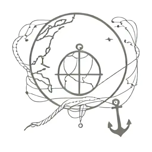 An Globe And An Anchor