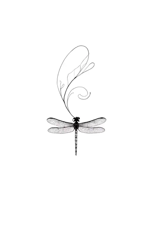 Fine Line Dragon Fly