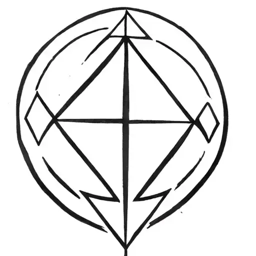 Amazigh Design With A Lesbian Symbol Incorporated