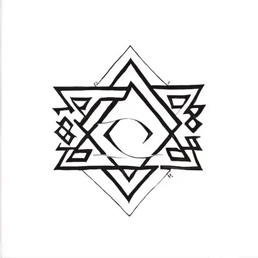 Amazigh Moroccan Design With A Lesbian Symbol Incorporated Representing