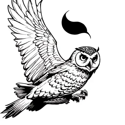 Owl Flying