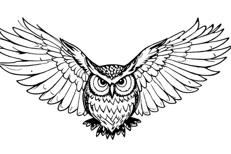Owl Flying