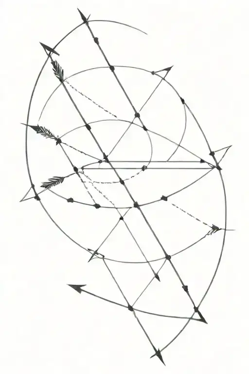 Arrow With Line Triangle Circle Around It