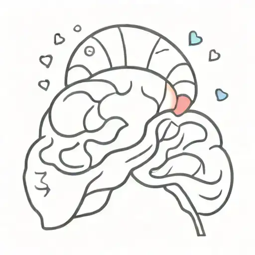 Brain And Heart With Quote