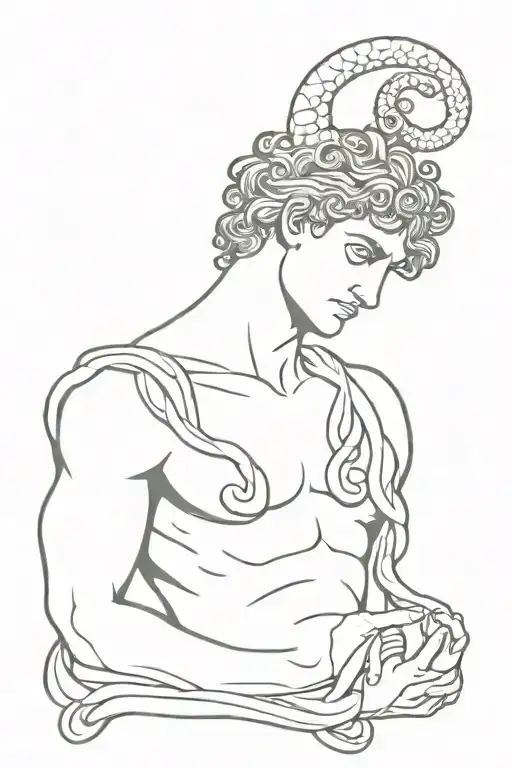 Perseus Holding The Head Of Medusa The Gorgon In His Hand