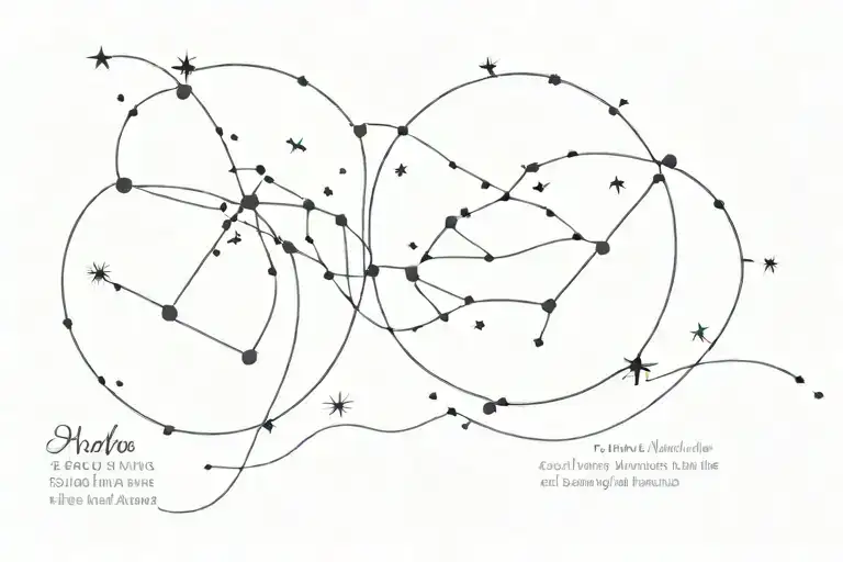 Hydra Constellation With Quote 'To The Stars Who Listen And The Dreams That Are Answered