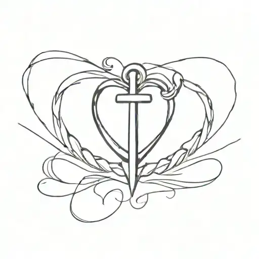 Anchor Heart Infinity Symbol Incorporated
