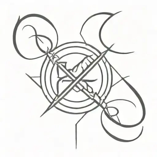 Satanic Symbol Symmetrical
