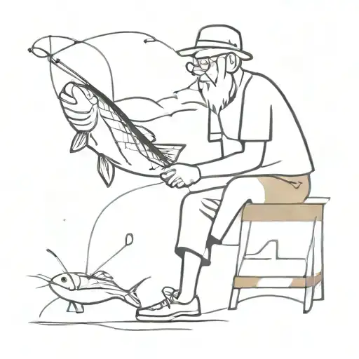 Grandpa Fishing