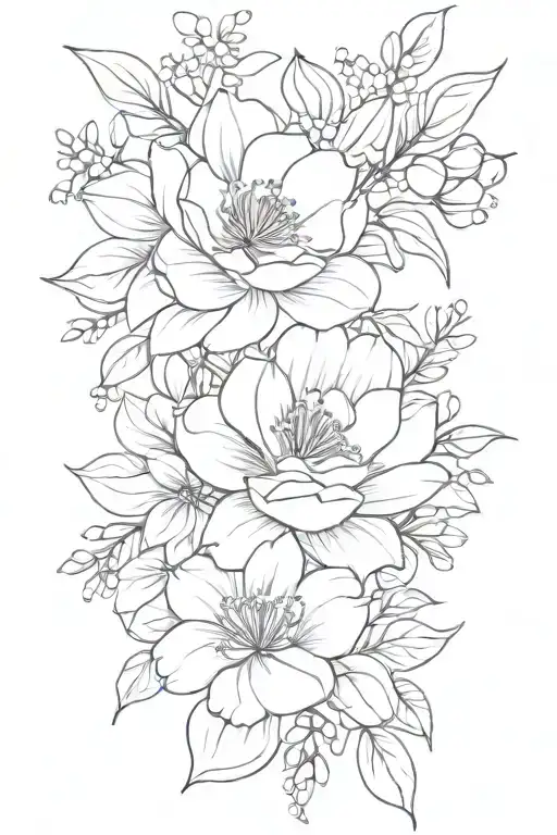 Birth Flower Bouquet