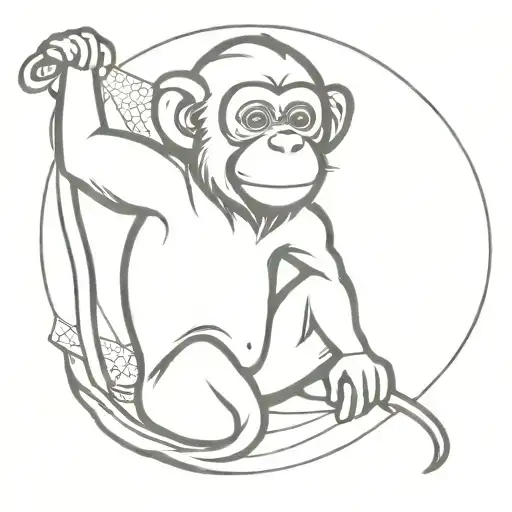Monkey On Discoball