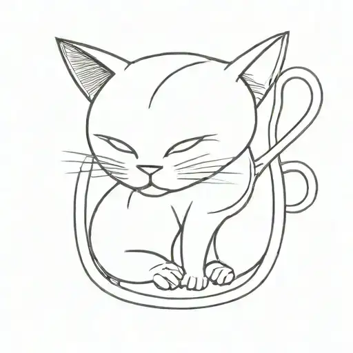 A 3D Rendering Of A Cat Artist Painting A Masterpiece