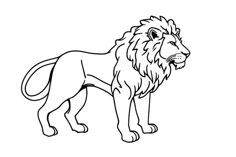 Standing Lion