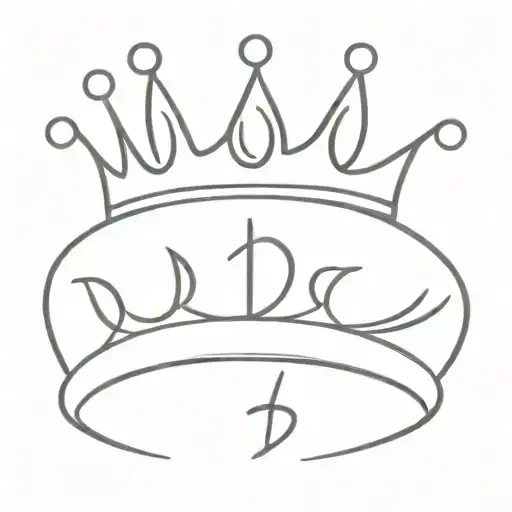 Simple Crown With A D On It