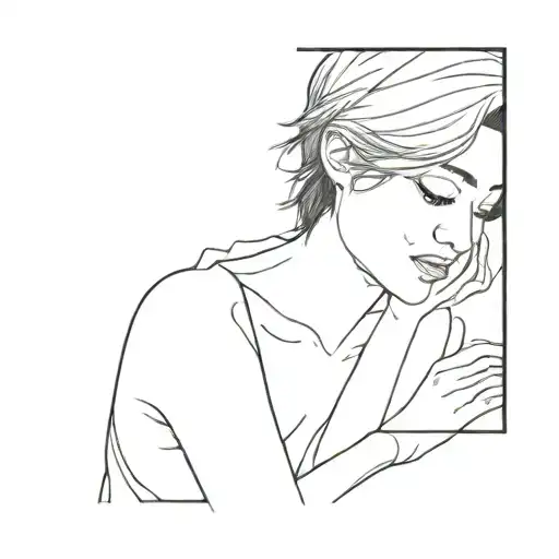 Woman With Black Hair